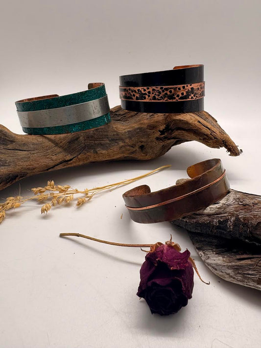 KayL- Bracelet- Cuff- Copper w/recycld