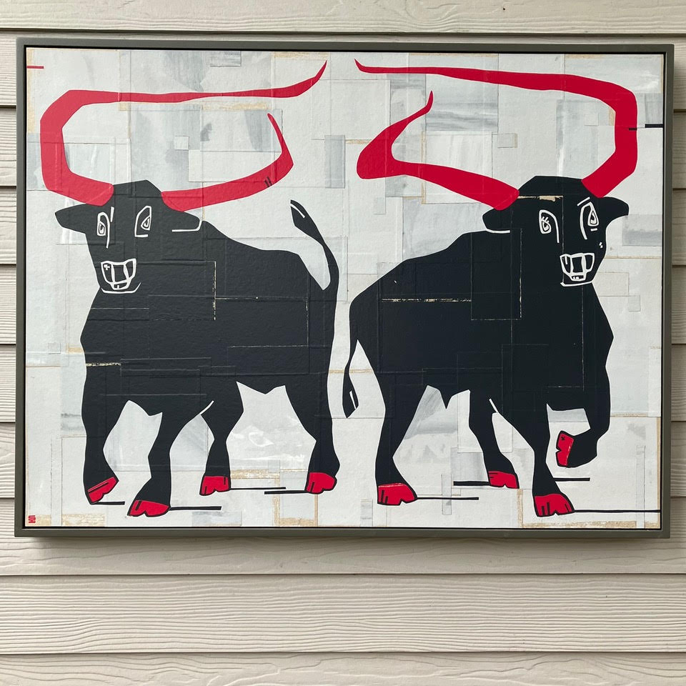 ScotH- Framed Art- "Big Balls" 30x40