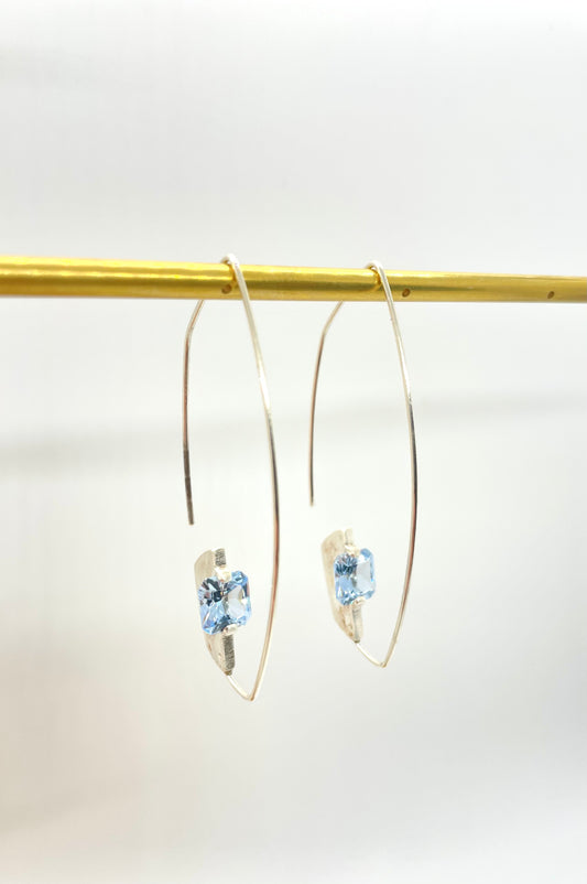 Mysterium- Gemstone Threader Earrings