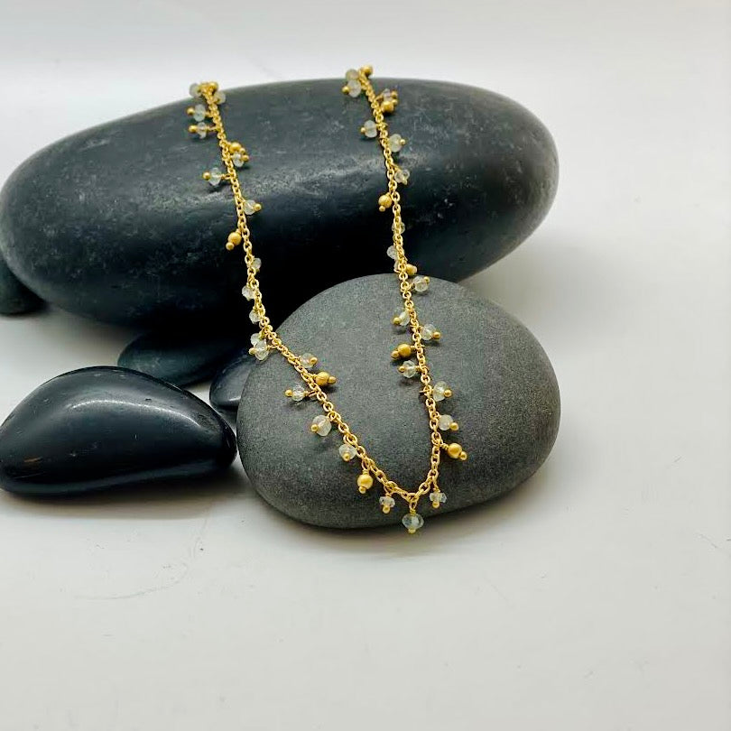 Manjusha- Neck- Spring Blossoms-