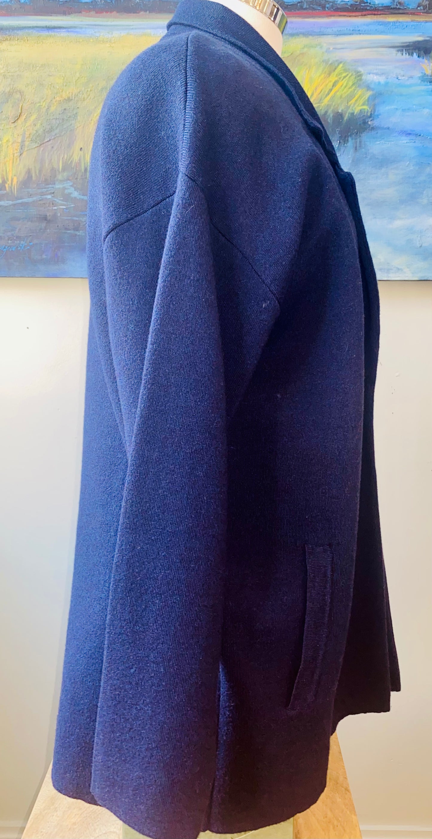 Alashan- Top- Noel Notch Collar Blazer- Cttn/Cash- LC117-