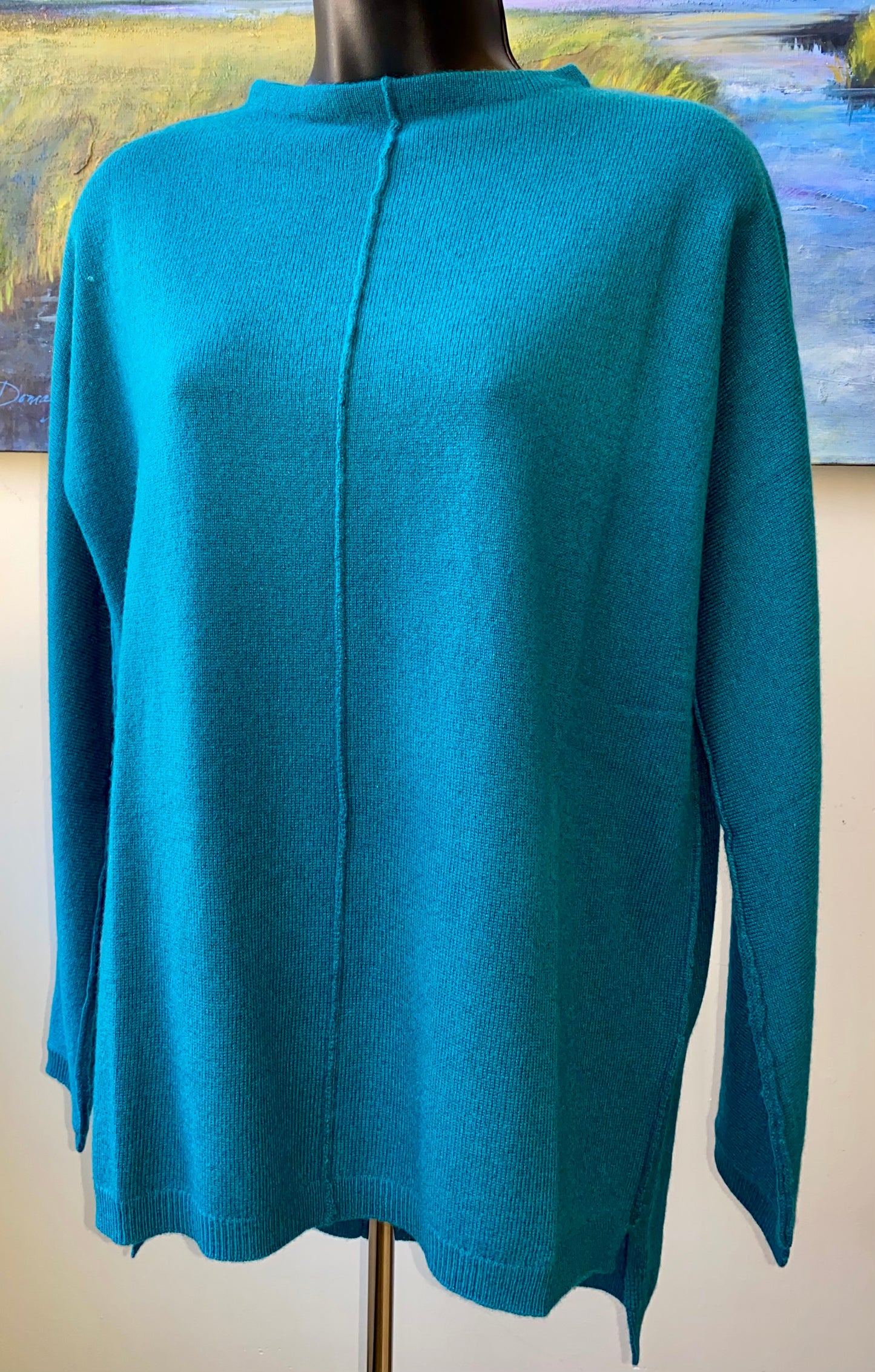 Kinross- Sweater- Seamed Funnel
