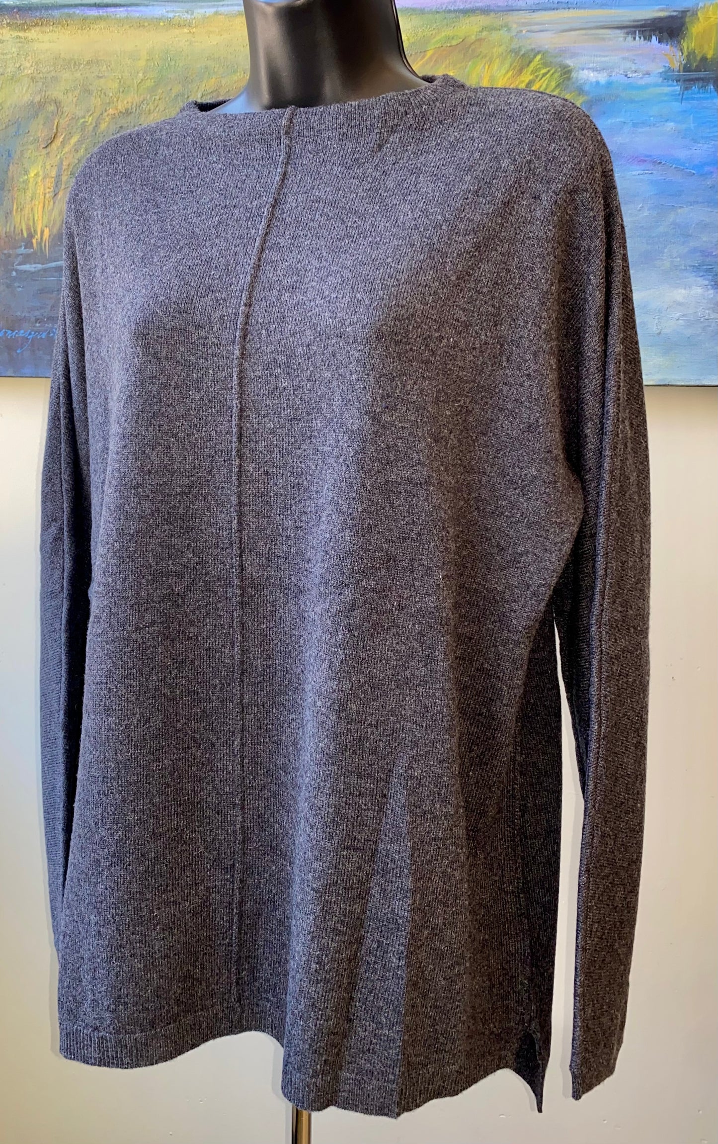 Kinross- Sweater- Seamed Funnel