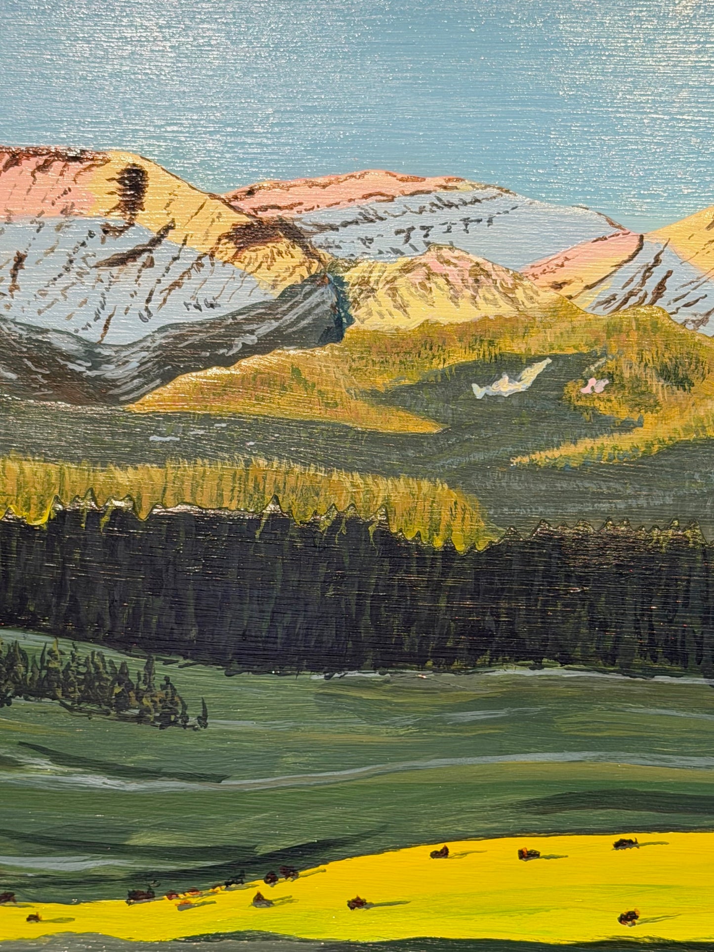 'Spanish Peaks' Framed