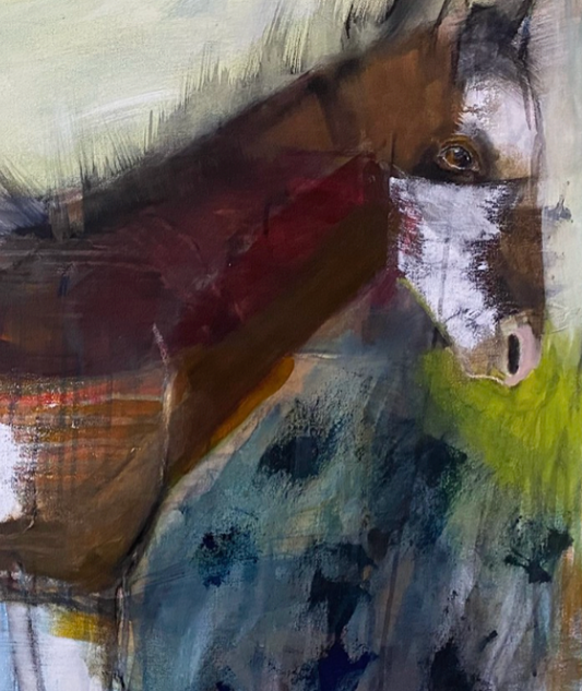 KariM- Art- "Pure Peach Fuzz" 30x40