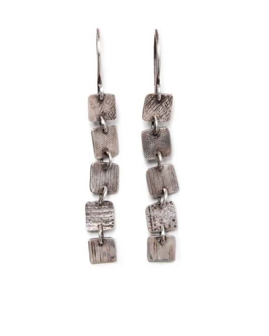 BethA- Five Squares Earring