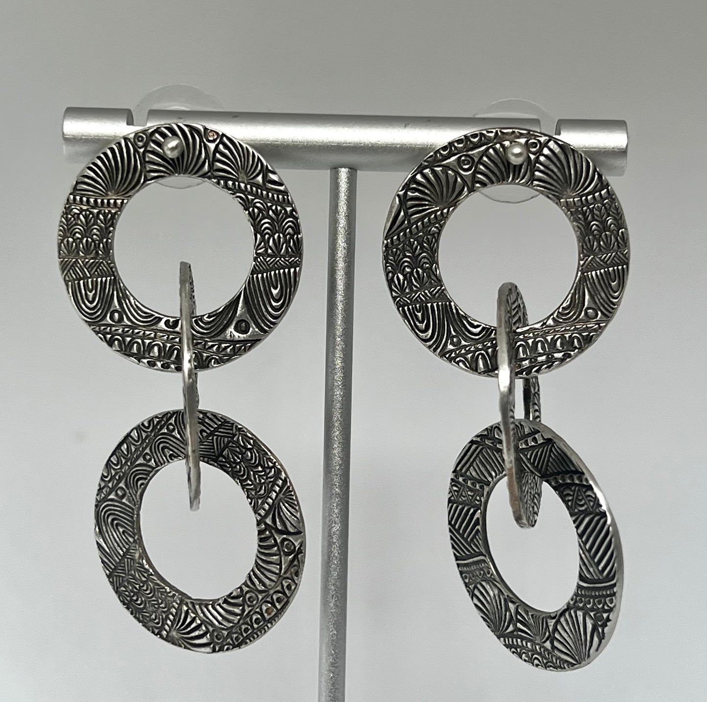Zier- Triple Ring Earring