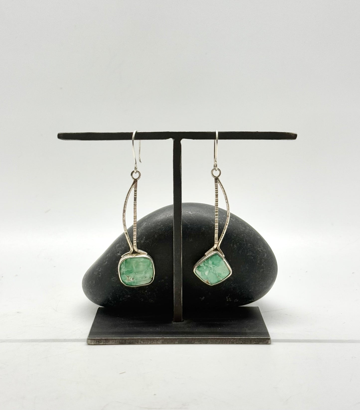 Sterling Silver Stone Earrings