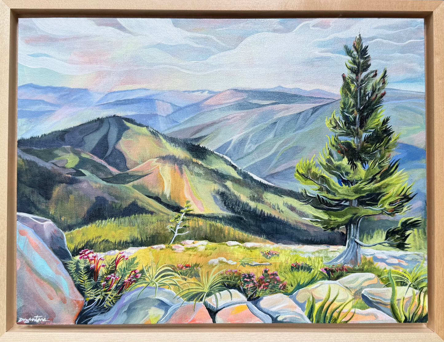 'Lochsa Canyon' Acrylic 12x16"