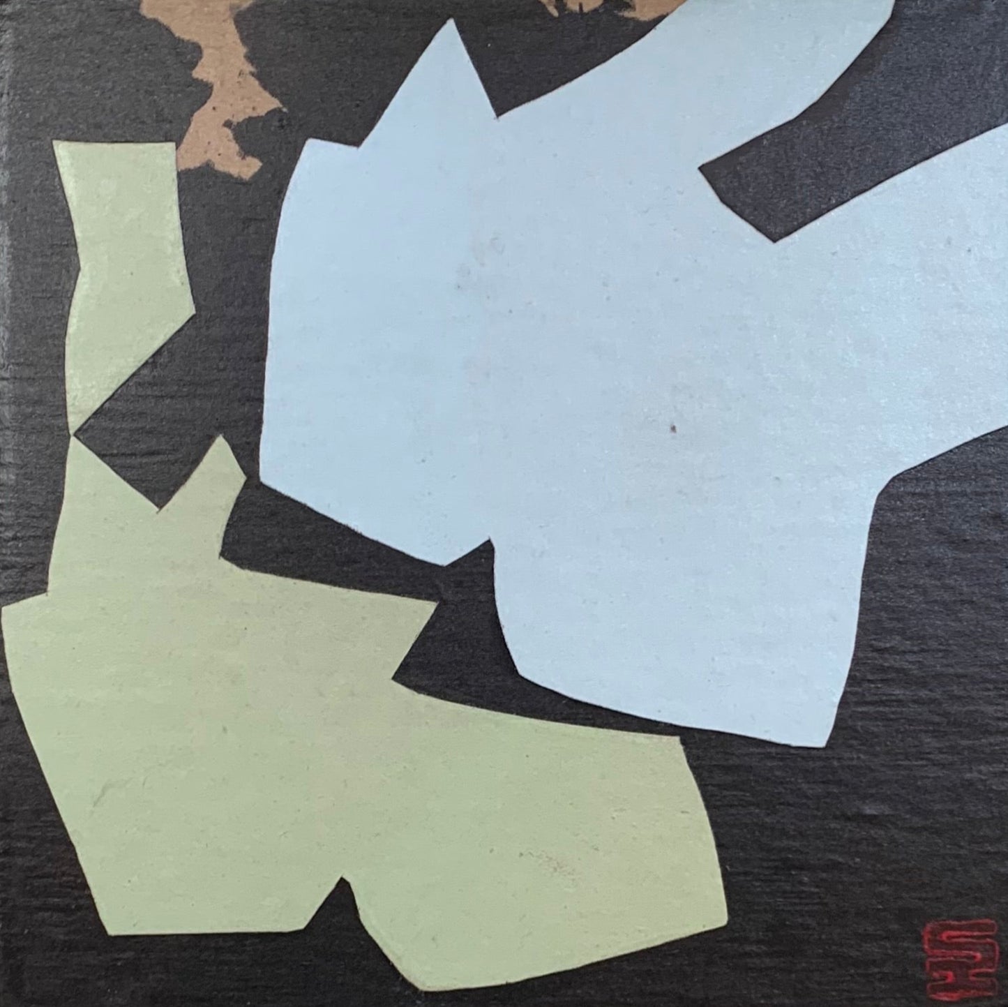 ScotH-Framed Art Sm/Med "Study #5" 6x6