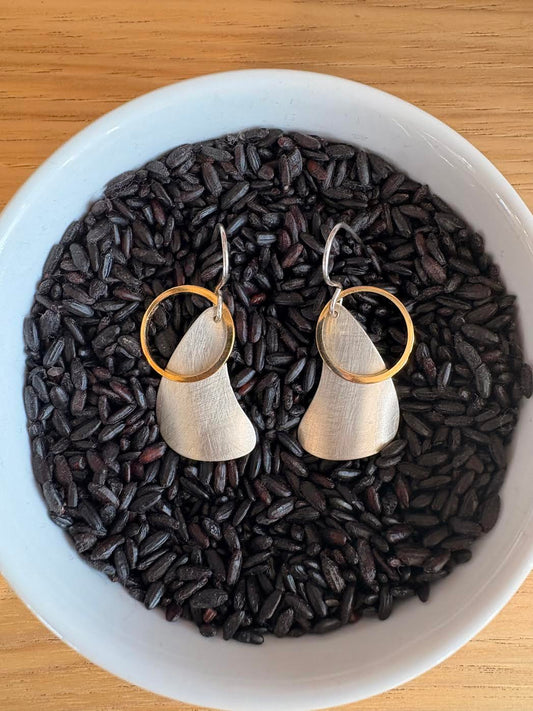 SuzanneN - Ear-  "23"-assymetrical w/ gold ring