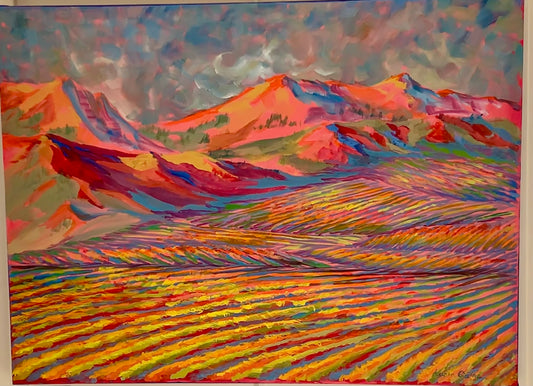KarenG- Art-  "Field Patterns" 30x40