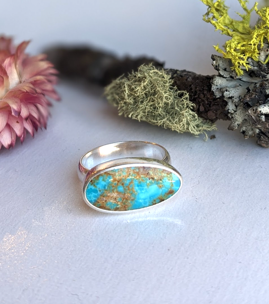 SierraE-Ring-Turquoise O.S. sz 6