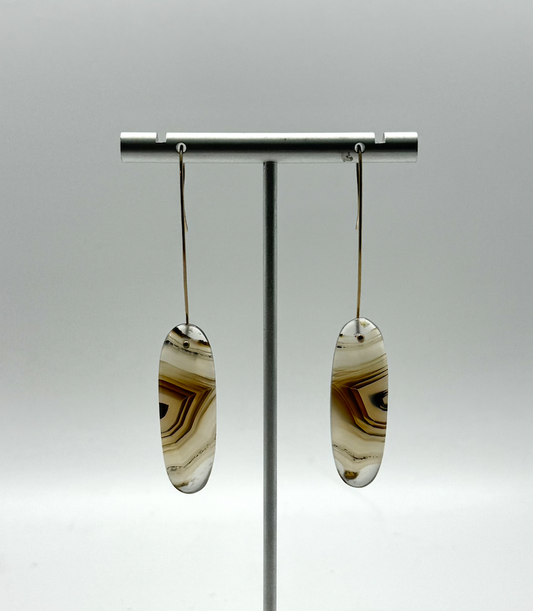 Stone Slab Earrings
