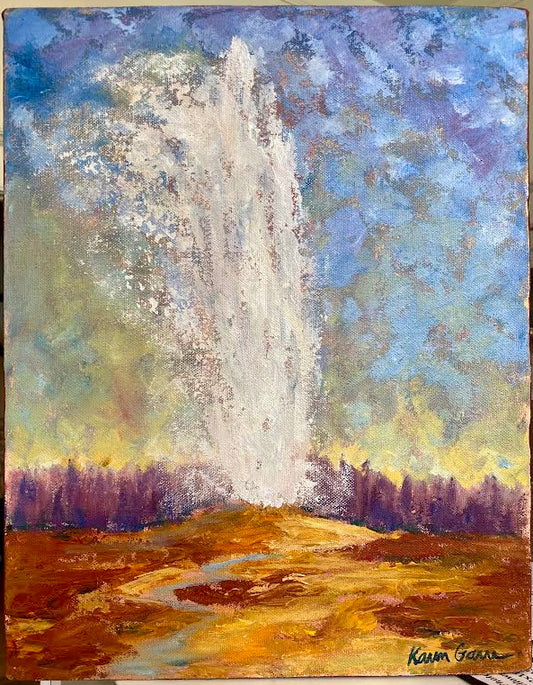 KarenG- Art-  'Old Faithful'11x14