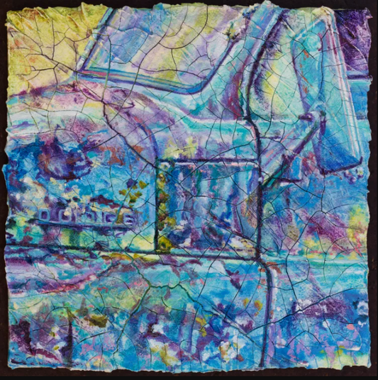 BarbS- Art  Hoodoo Brown 6x6x1.5