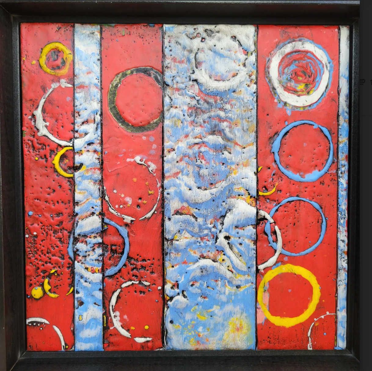 KrisL- Painting- "Red" 11.5x11.5