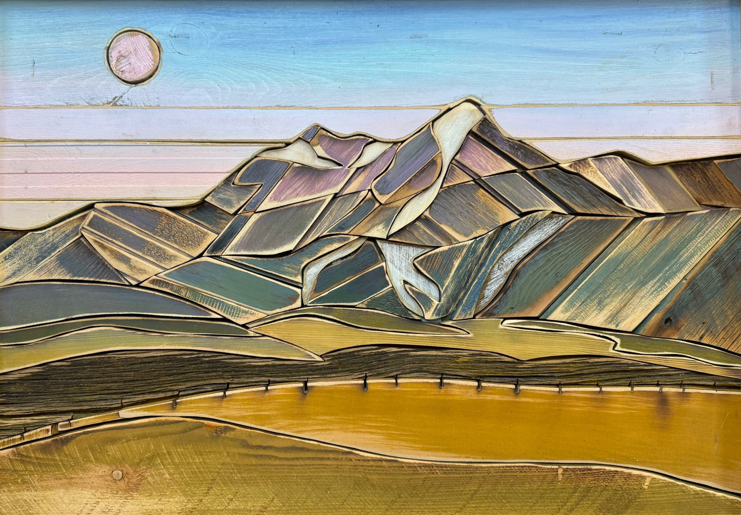 'Summer Solstice Moonrise' 38x27"