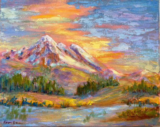 KarenG- Art-  'Gallatin Mountains' 16x20