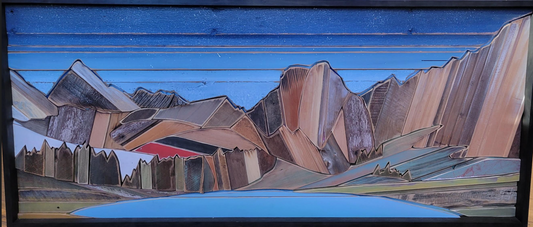 AmandaK- Wood Art- "Beehive Basin" 65x28