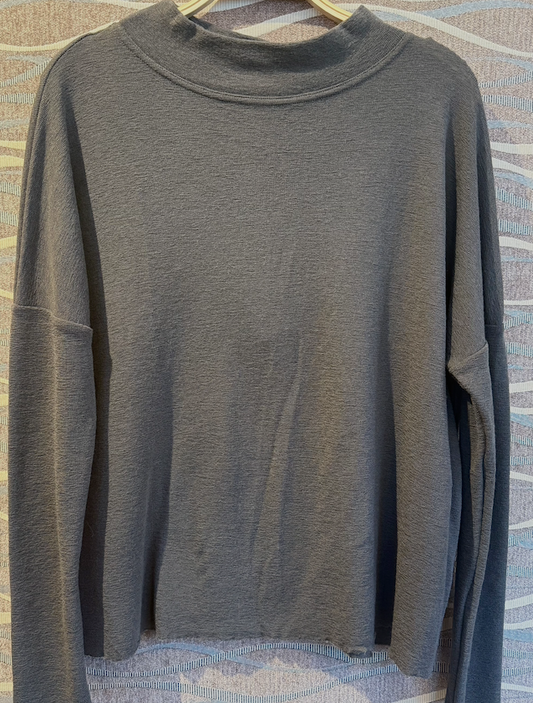 Merino Mock Neck Top
