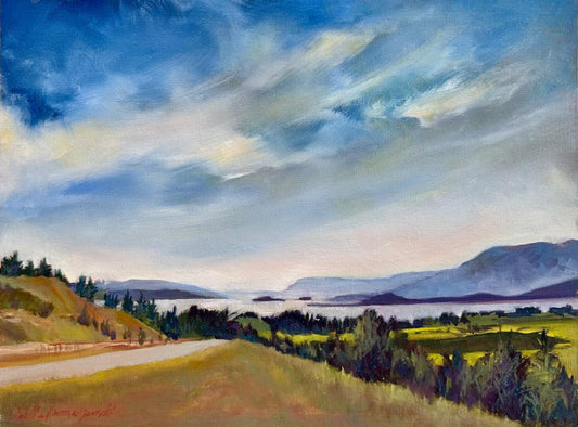 LorettaD- Painting- "Flathead Overlook" 12x16