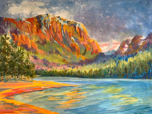 KarenG- Art-  "Hyalite Lake" 30x40