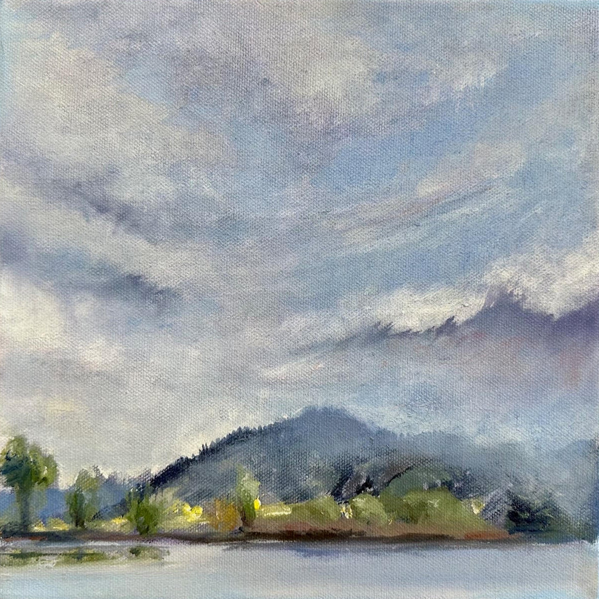 LorettaD- Painting "Bridger Morning" 10x10