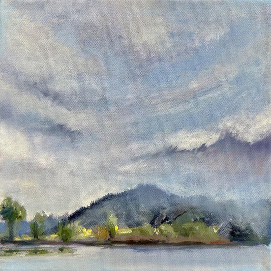 LorettaD- Painting "Bridger Morning" 10x10