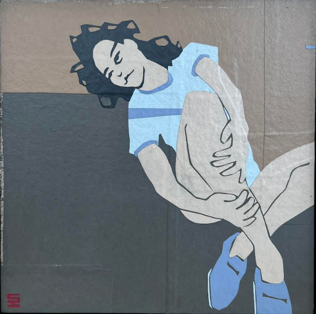 ScotH- Framed Art- "Figure #4" 10x10