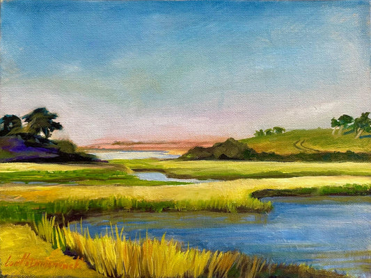 LorettaD- Painting- "Abrams Point" 9x12