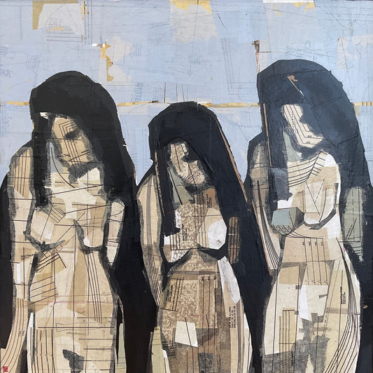 ScotH- Framed Art- "Bind this Edge" 32x32