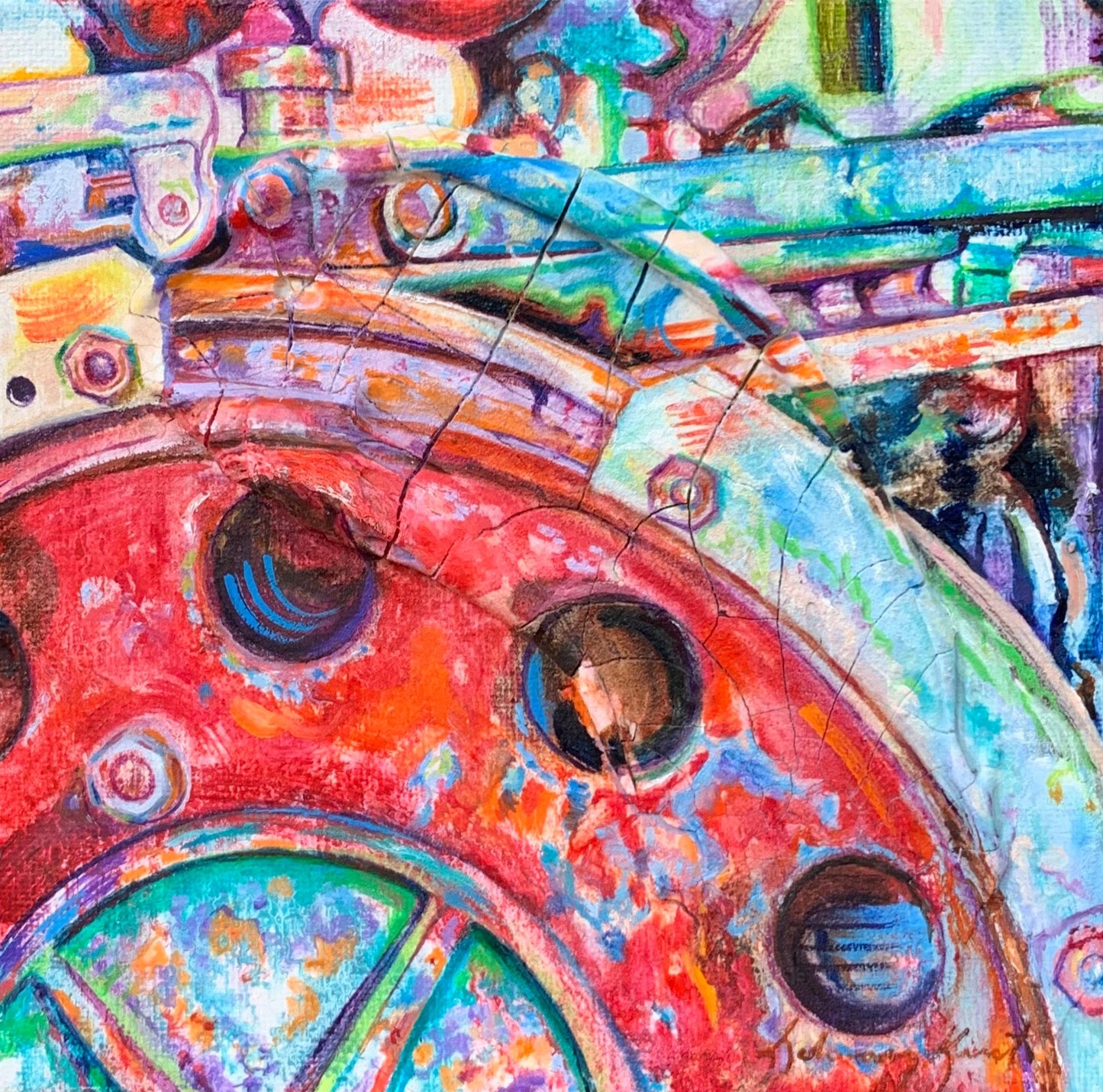 'Frank Little' Oil 6x6"