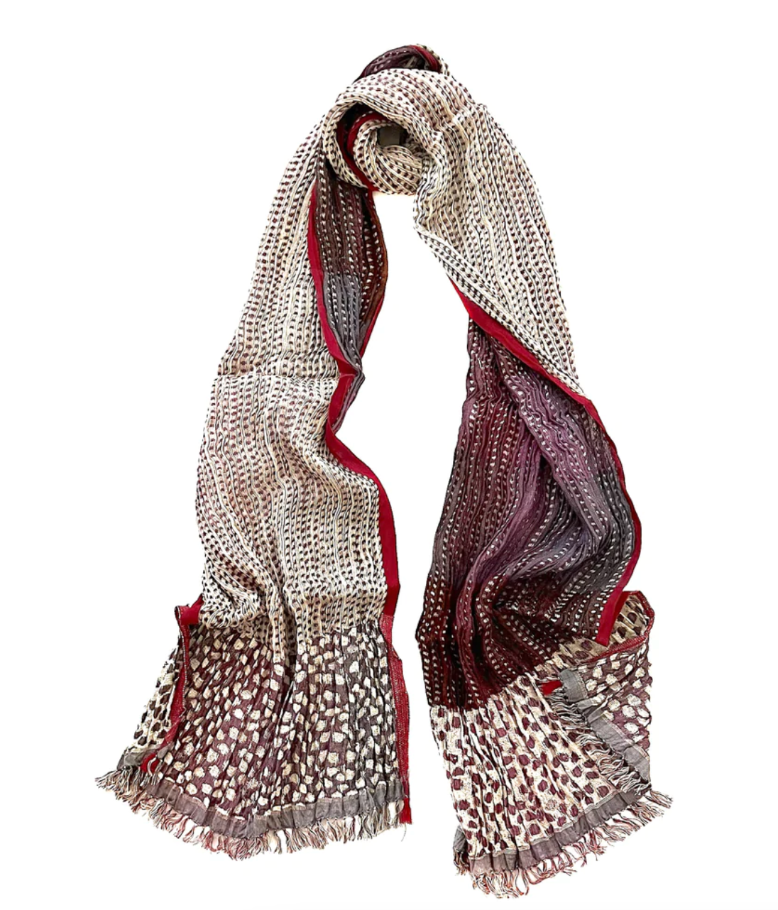 Marigold Row- Crinkle Silk Scarf