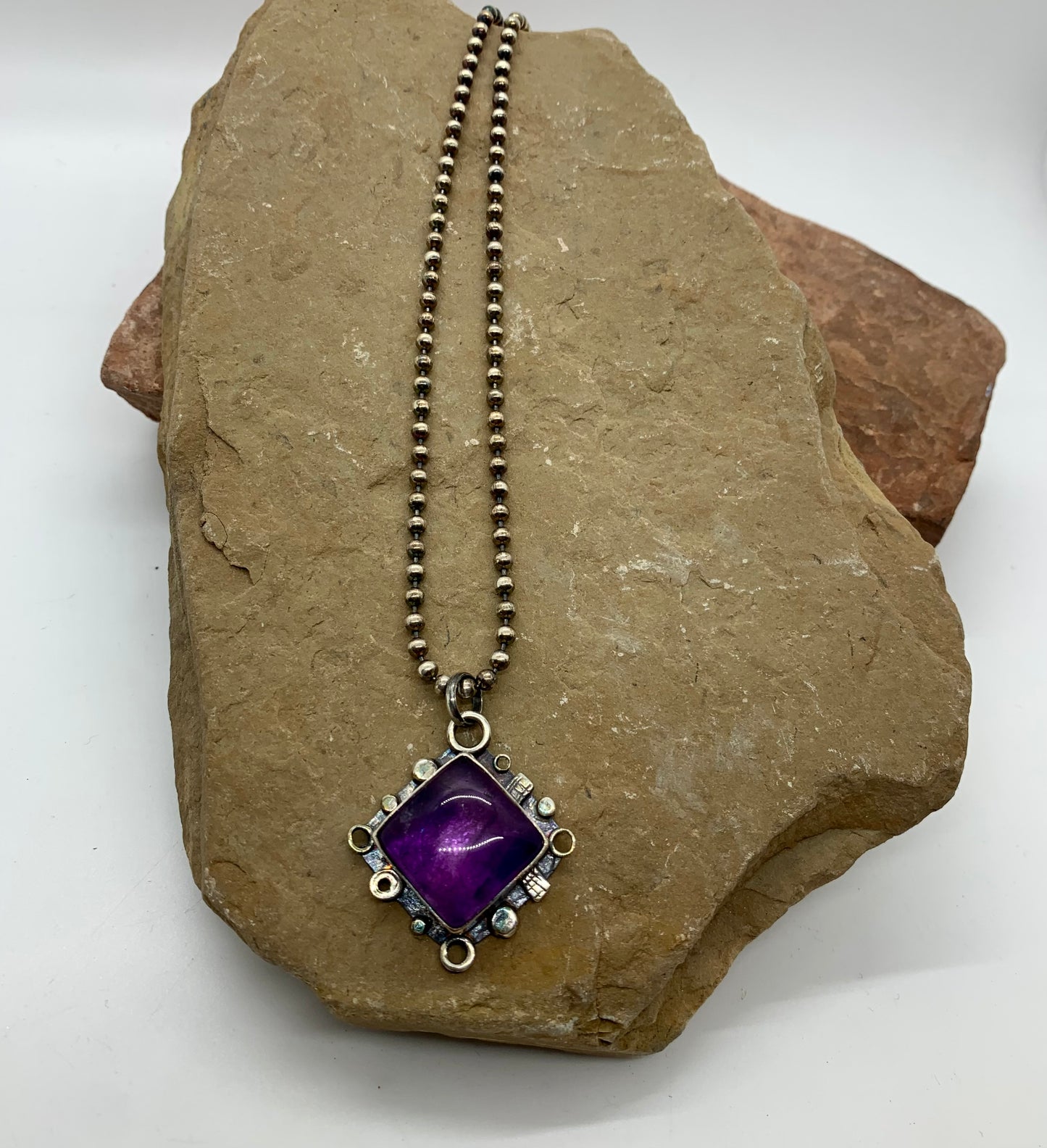 SueF- Stone Pendant Necklaces