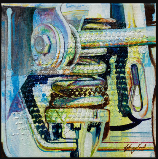 BarbS- Art  Colt .45 Recoil 8x8x1.5