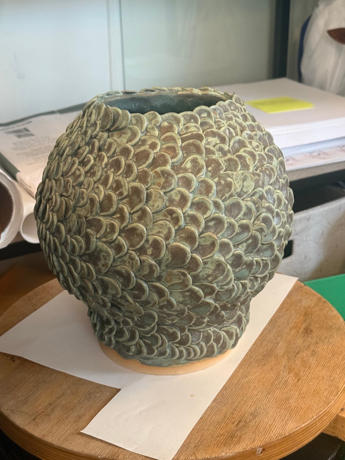 AprilL- Vase- Hand Coiled-