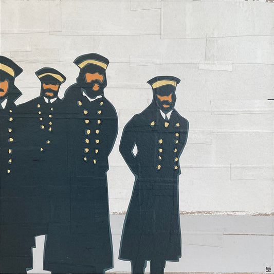 ScotH- Framed Art- "Seeking Passage" 24x24