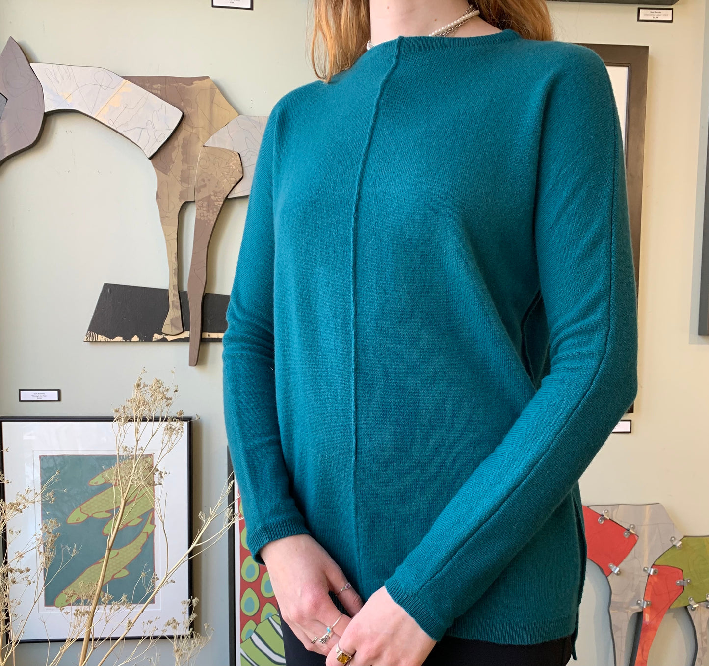 Kinross- Sweater- Seamed Funnel