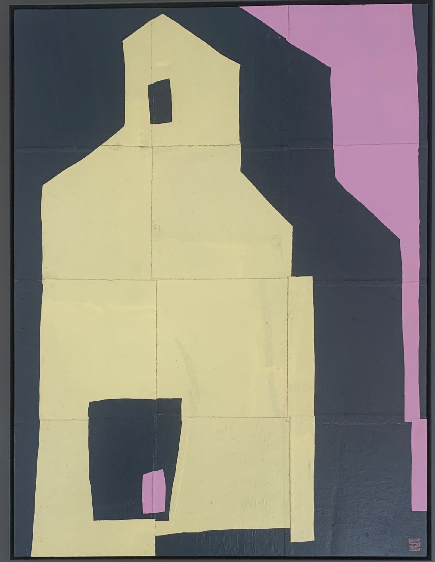 ScotH-Framed Art "Yellow Elevator" 16x21