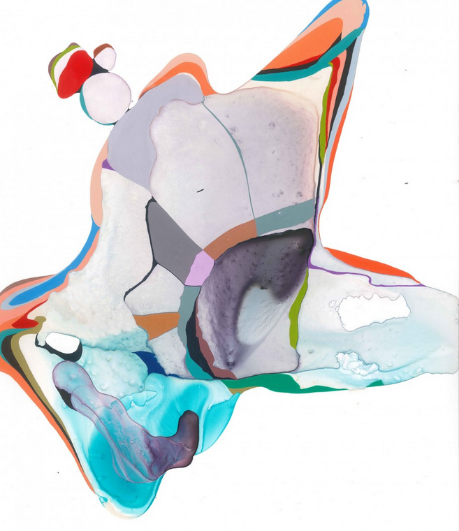 MadelineM- "Yupo 5 Sea Urchin"