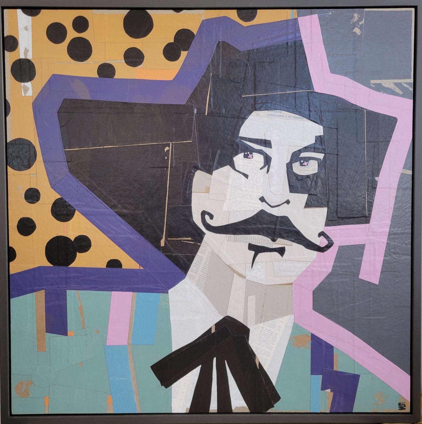 ScotH-Framed Art "Caballero" 24x24