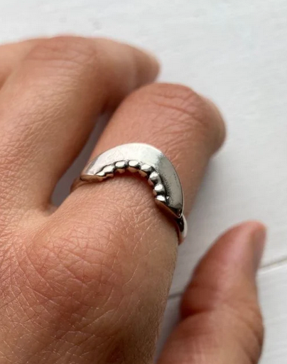 AdorntoRise- Shield-  Ring- Stacking 7