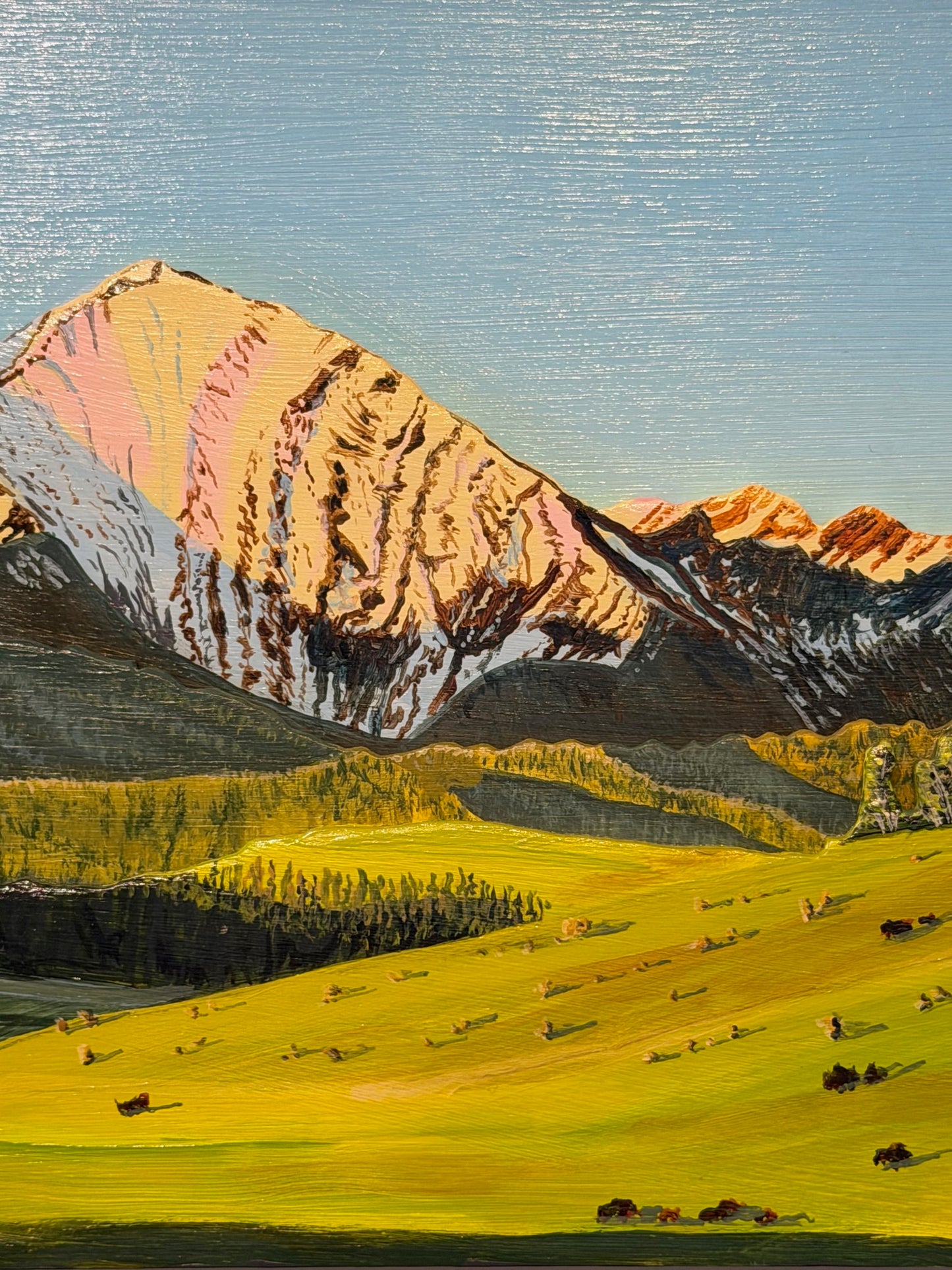 'Spanish Peaks' Framed