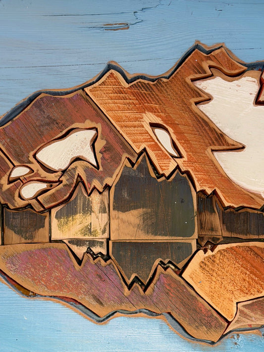 'Mount Jefferson' 34x13"