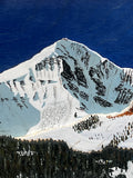 'Lone Peak' Unframed 8x37"