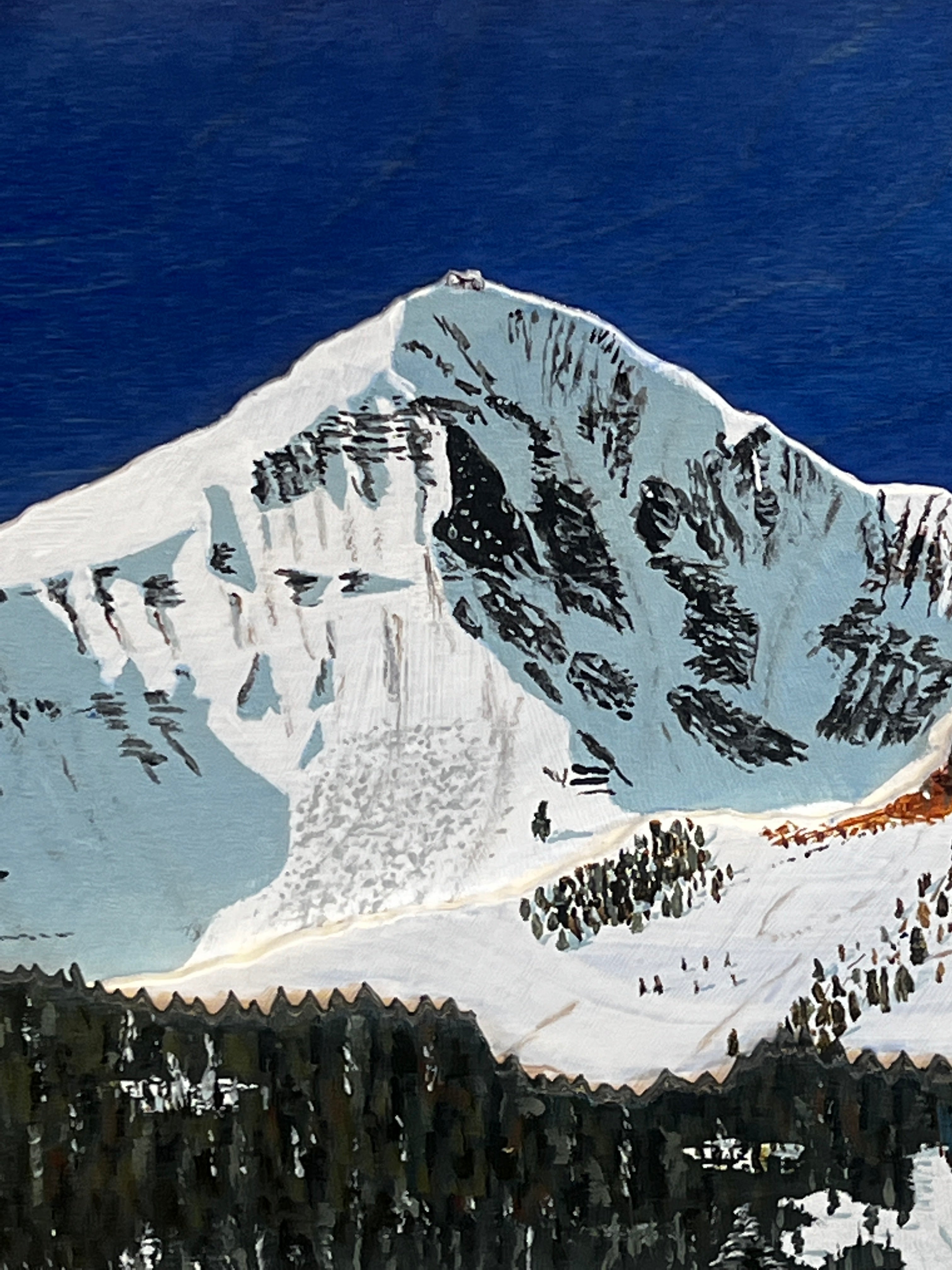 'Lone Peak' Unframed 8x37"