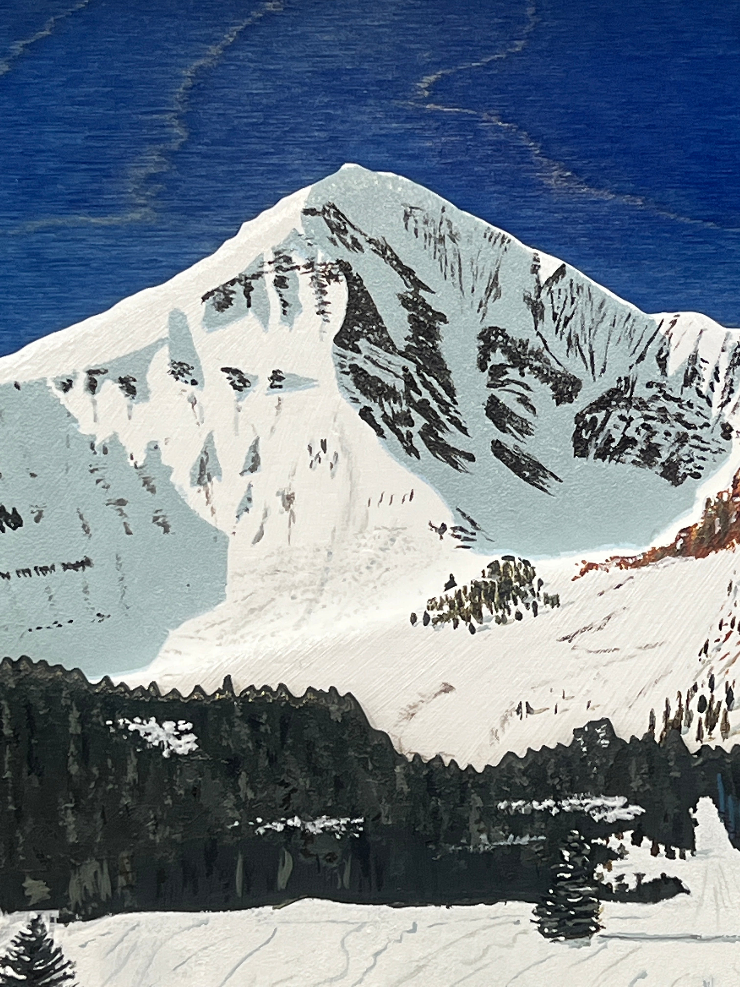 'Big Sky' Framed 10x39"
