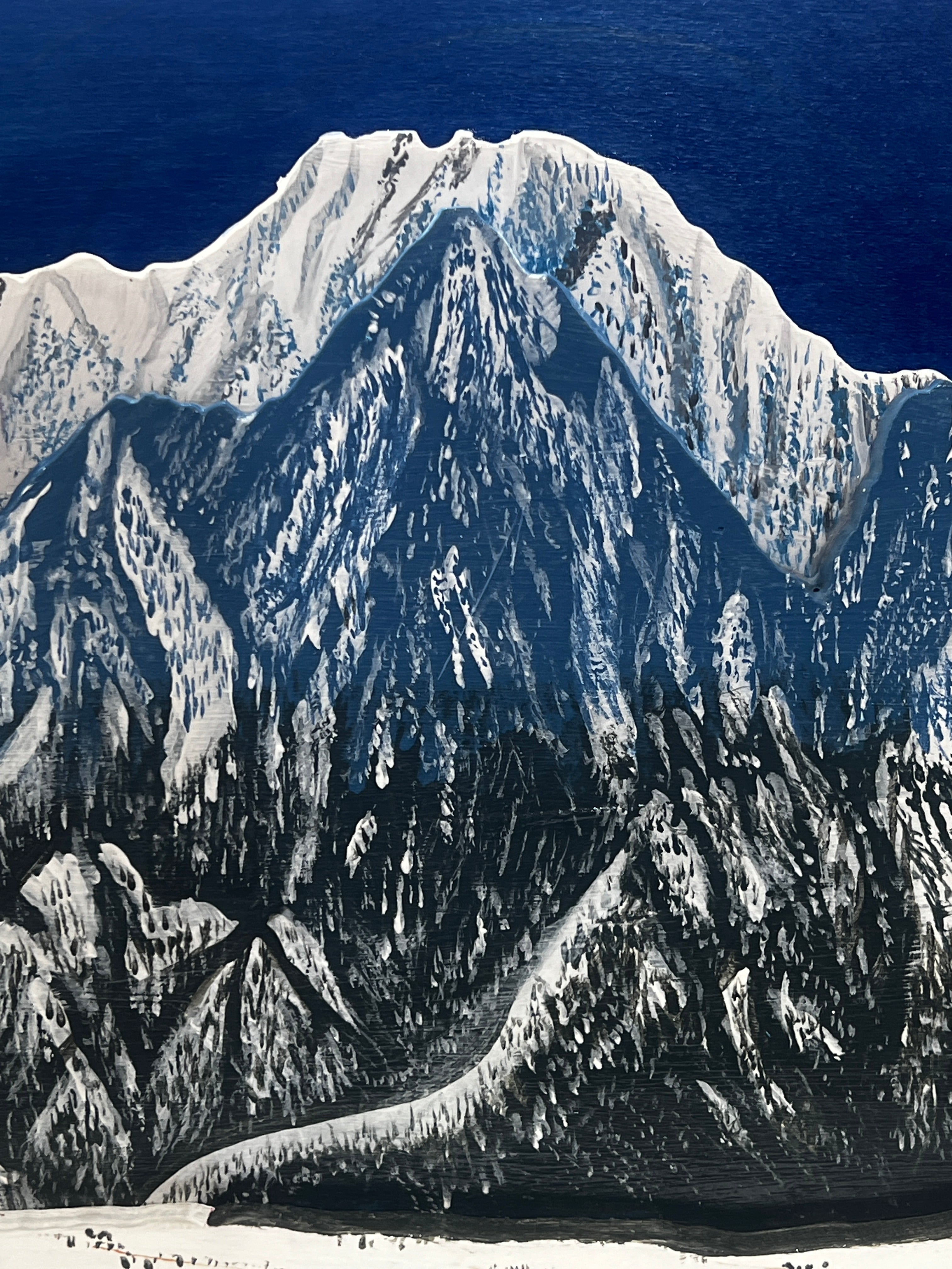 'Bridger Canyon' Unframed 10x43"