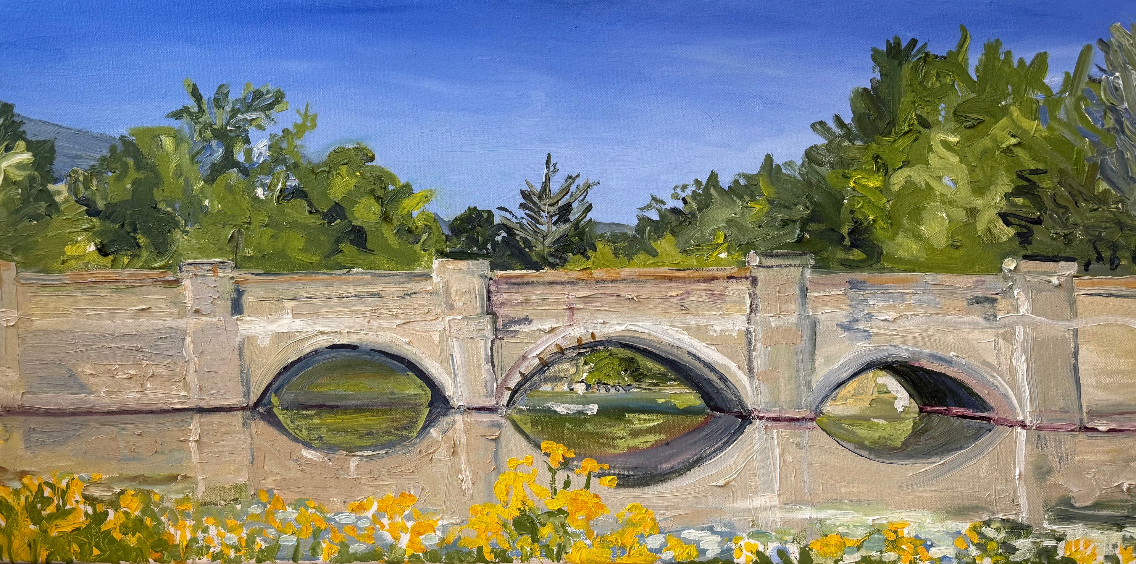 'Bridge at Sacajawea' 18x36"